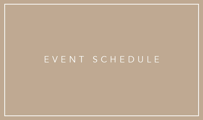 Aromas with Aloha Event Schedule